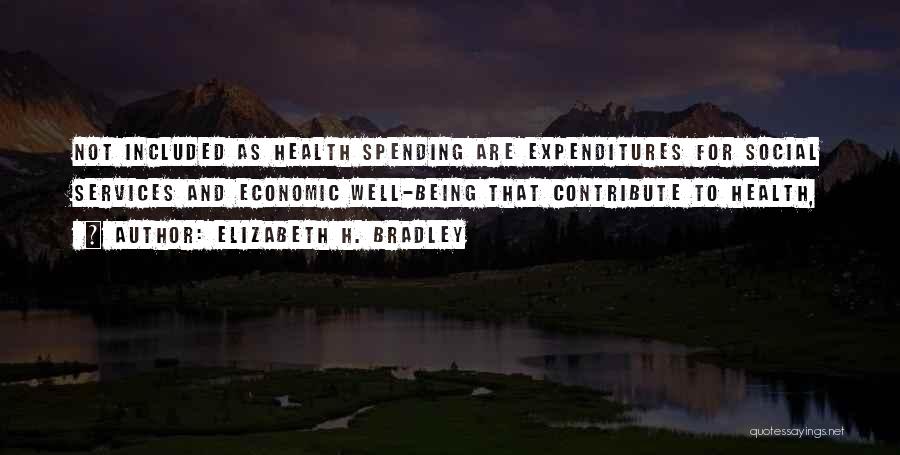 Social Services Quotes By Elizabeth H. Bradley