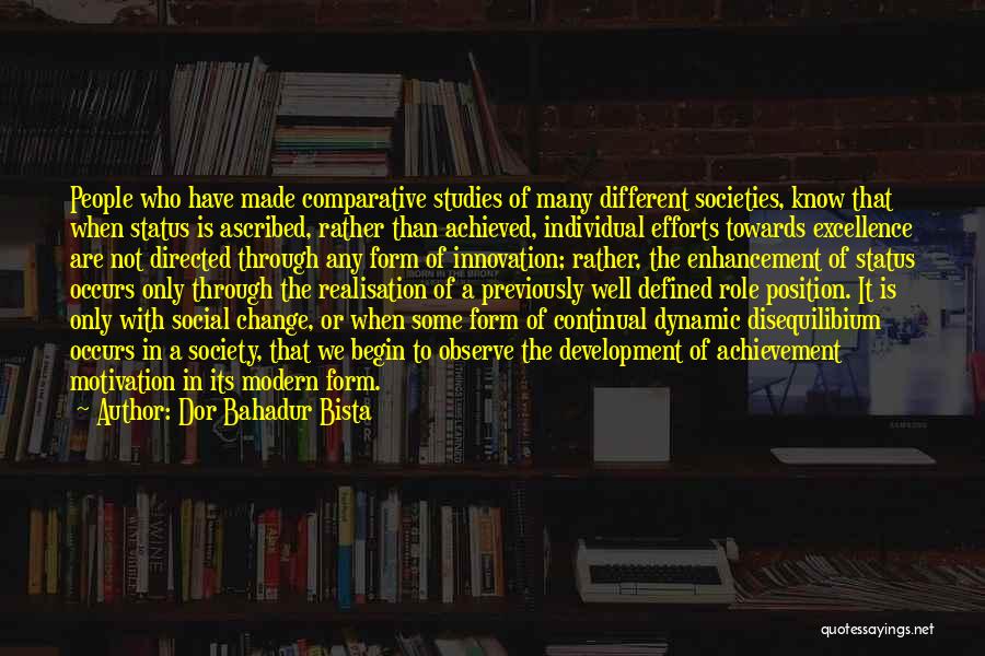 Social Studies Quotes By Dor Bahadur Bista