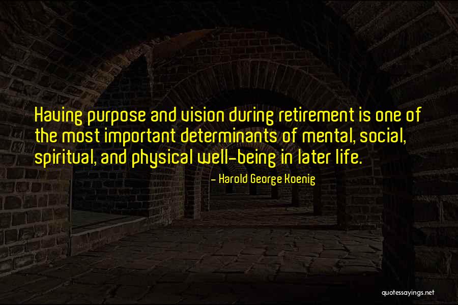 Social Vision Quotes By Harold George Koenig Social Vision Quotes By Harold George Koenig