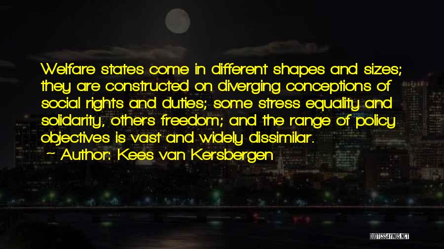 Social Welfare Policy Quotes By Kees Van Kersbergen