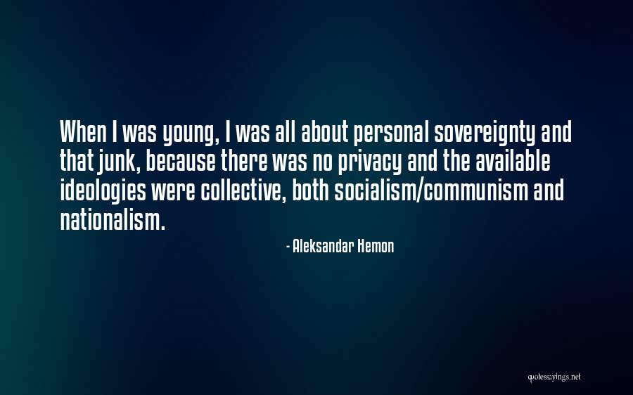 Socialism And Communism Quotes By Aleksandar Hemon Socialism And Communism Quotes By Aleksandar Hemon