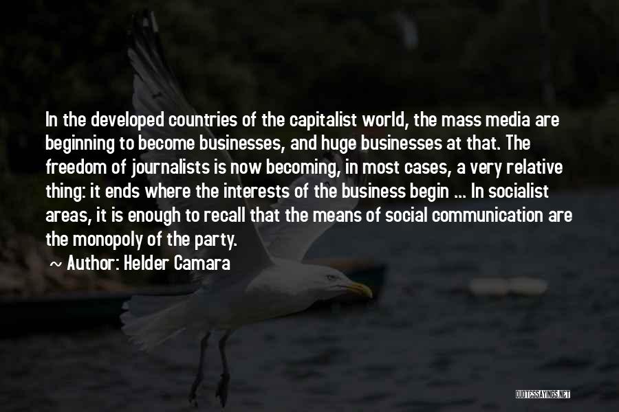 Socialist Party Quotes By Helder Camara
