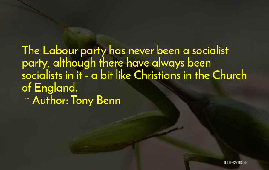 Socialist Party Quotes By Tony Benn