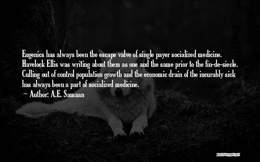 Socialized Medicine Quotes By A.E. Samaan