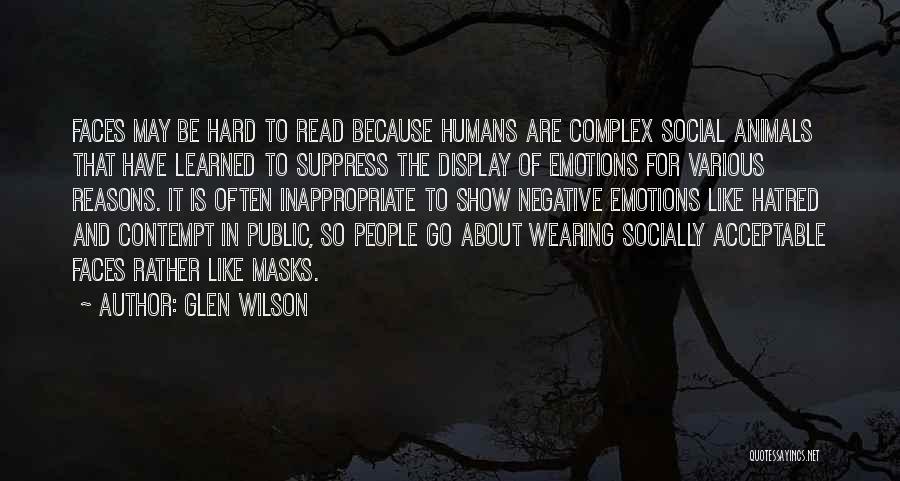 Socially Acceptable Quotes By Glen Wilson
