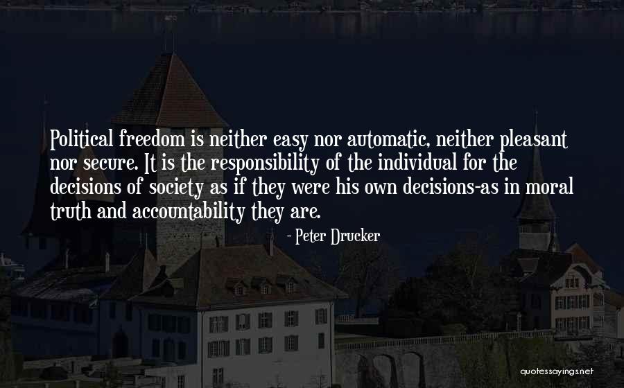 Society And Individual Quotes By Peter Drucker