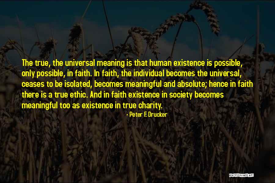 Society And Individual Quotes By Peter F. Drucker