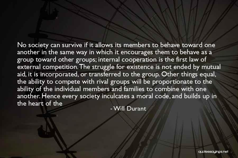 Society And Individual Quotes By Will Durant