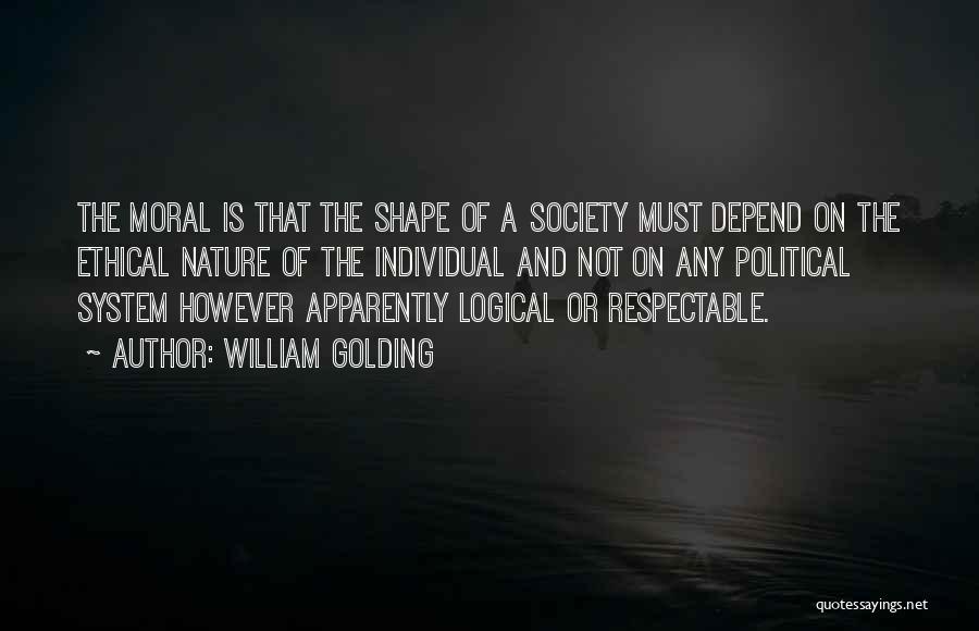 Society And Individual Quotes By William Golding