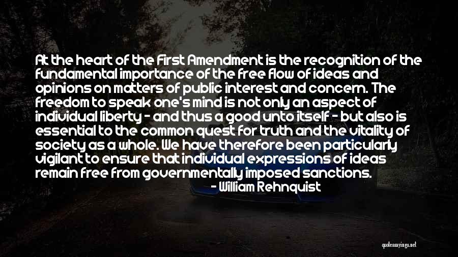 Society And Individual Quotes By William Rehnquist