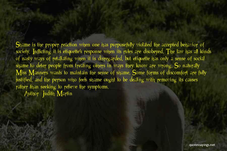 Society And Rules Quotes By Judith Martin