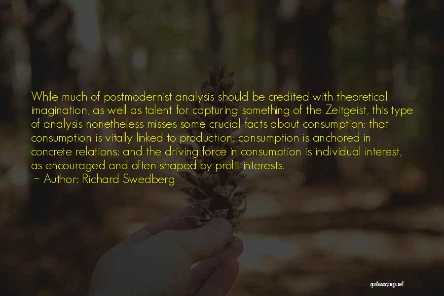 Society And The Individual Quotes By Richard Swedberg