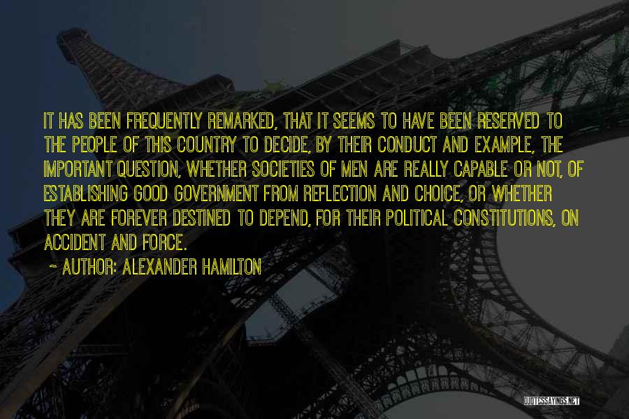 Society And Violence Quotes By Alexander Hamilton