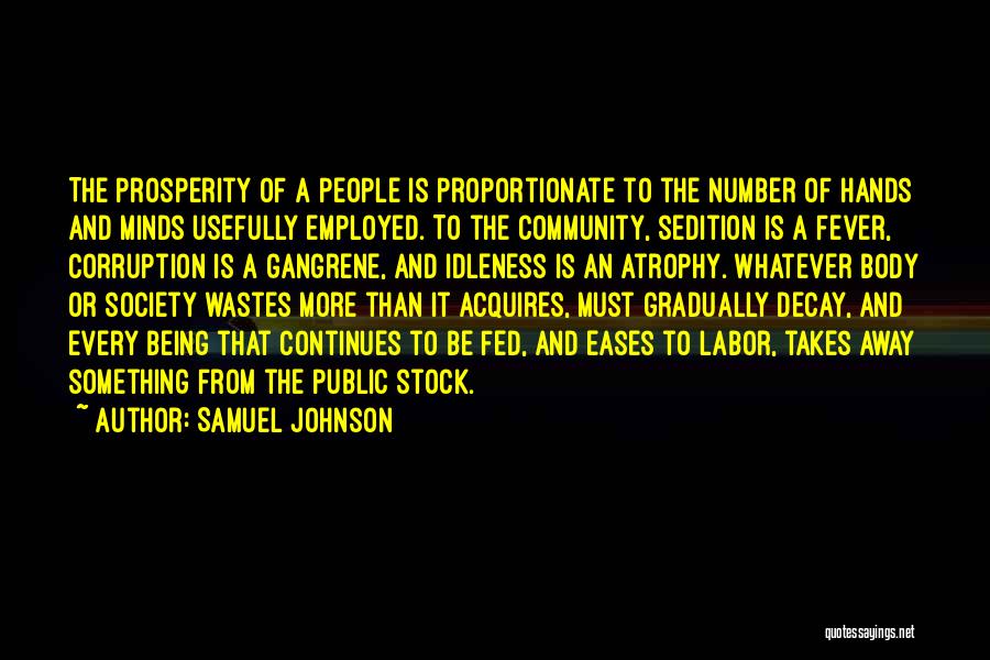 Society Decay Quotes By Samuel Johnson