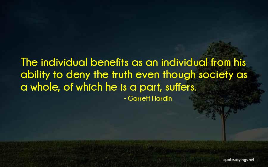 Society Denial Quotes By Garrett Hardin Society Denial Quotes By Garrett Hardin