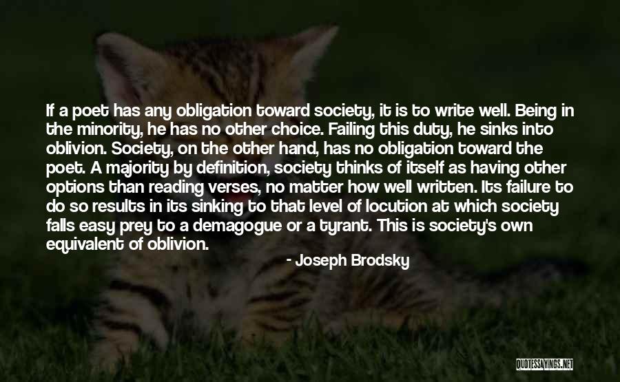 Society Failing Quotes By Joseph Brodsky Society Failing Quotes By Joseph Brodsky
