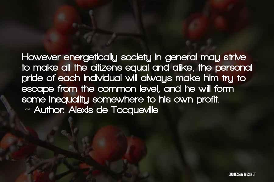 Society Inequality Quotes By Alexis De Tocqueville