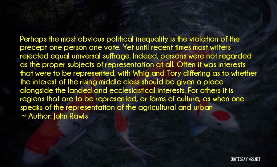 Society Inequality Quotes By John Rawls