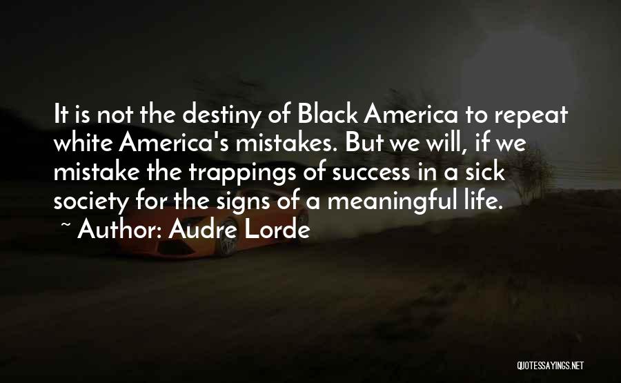 Society Is Sick Quotes By Audre Lorde