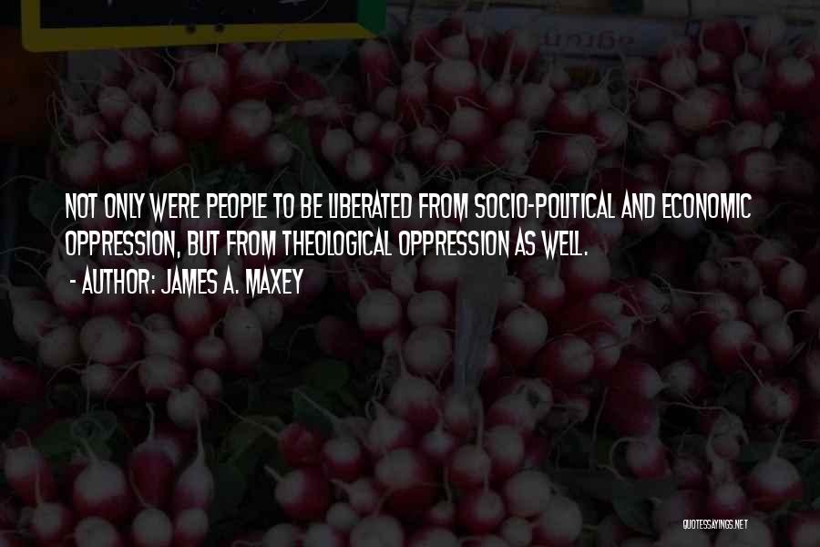 Socio Political Quotes By James A. Maxey