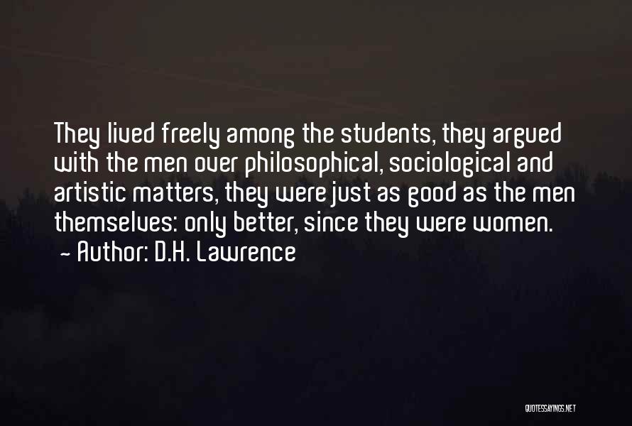 Sociological Quotes By D.H. Lawrence