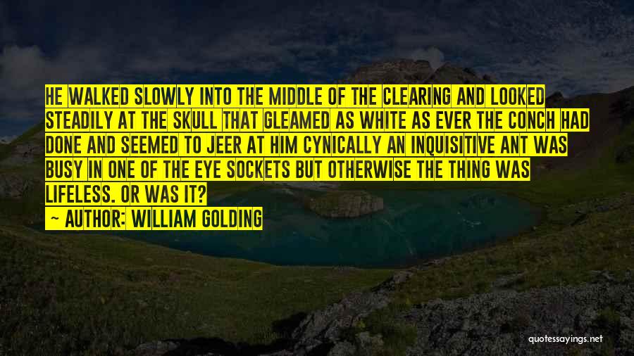 Sockets Quotes By William Golding