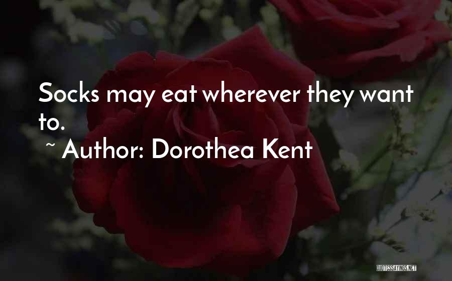 Socks Quotes By Dorothea Kent