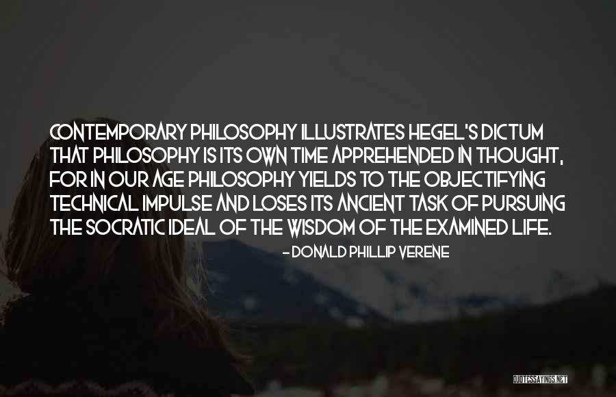 Socratic Philosophy Quotes By Donald Phillip Verene Socratic Philosophy Quotes By Donald Phillip Verene