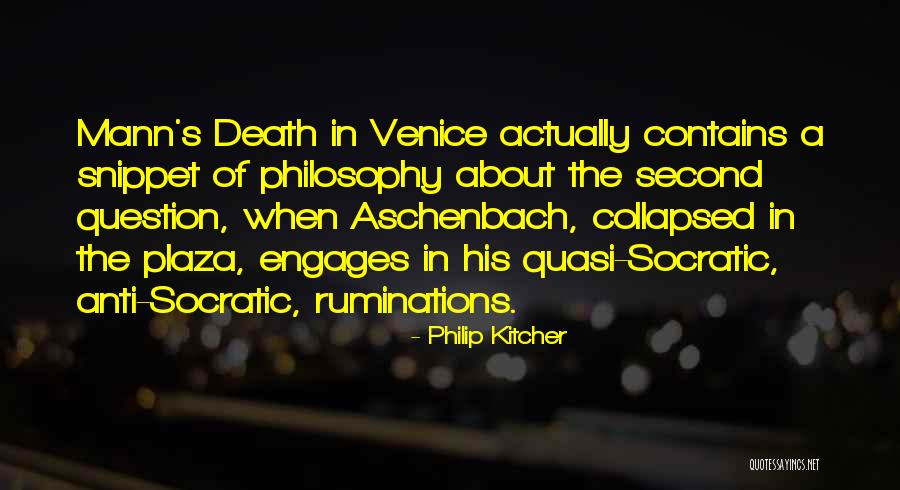 Socratic Philosophy Quotes By Philip Kitcher Socratic Philosophy Quotes By Philip Kitcher