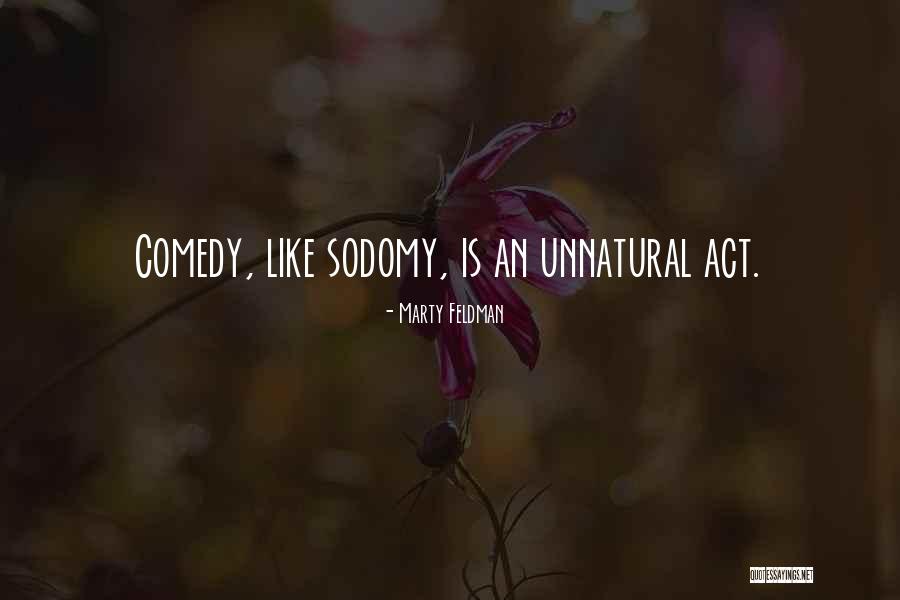 Sodomy Quotes By Marty Feldman Sodomy Quotes By Marty Feldman