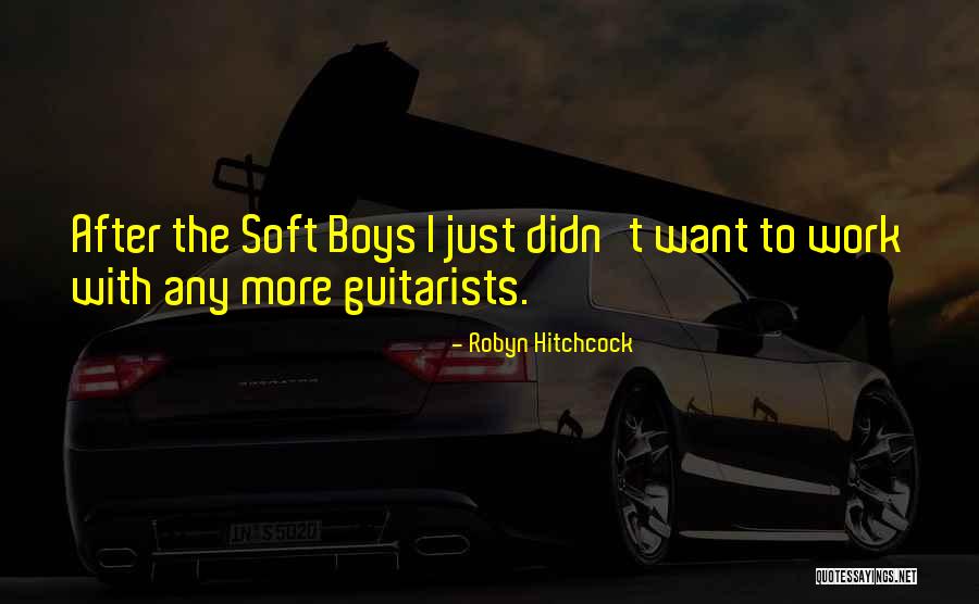 Soft Boys Quotes By Robyn Hitchcock