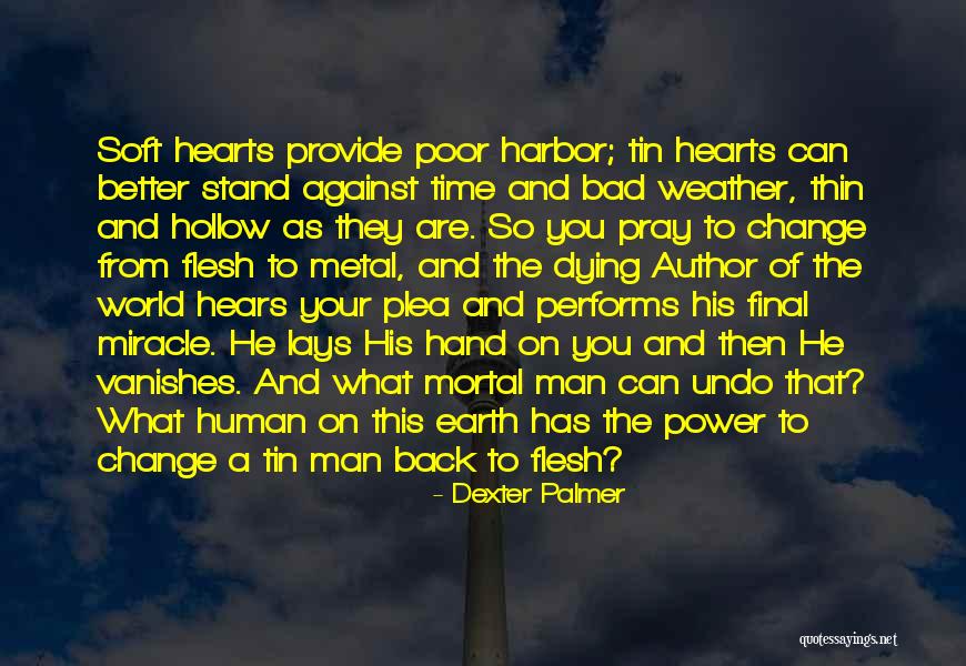 Soft Hearts Quotes By Dexter Palmer Soft Hearts Quotes By Dexter Palmer