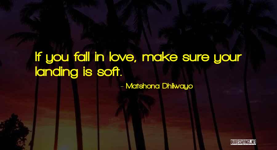 Soft Landing Quotes By Matshona Dhliwayo Soft Landing Quotes By Matshona Dhliwayo