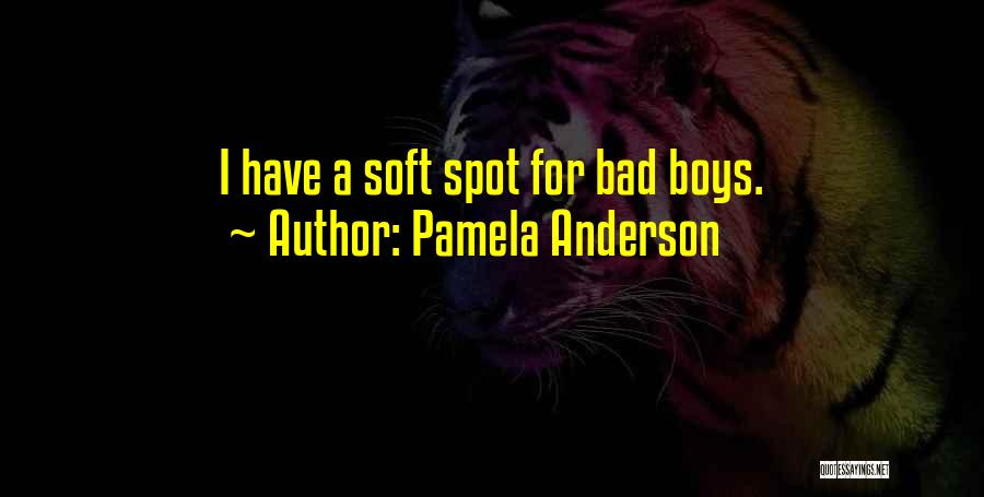 Soft Spot Quotes By Pamela Anderson