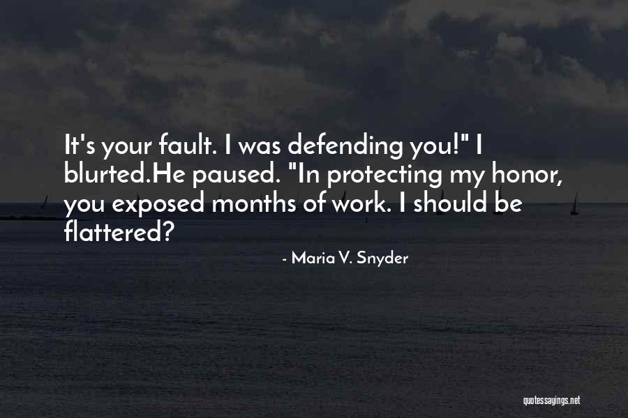 Softens Stool Quotes By Maria V. Snyder Softens Stool Quotes By Maria V. Snyder