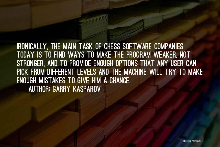 Software Companies Quotes By Garry Kasparov