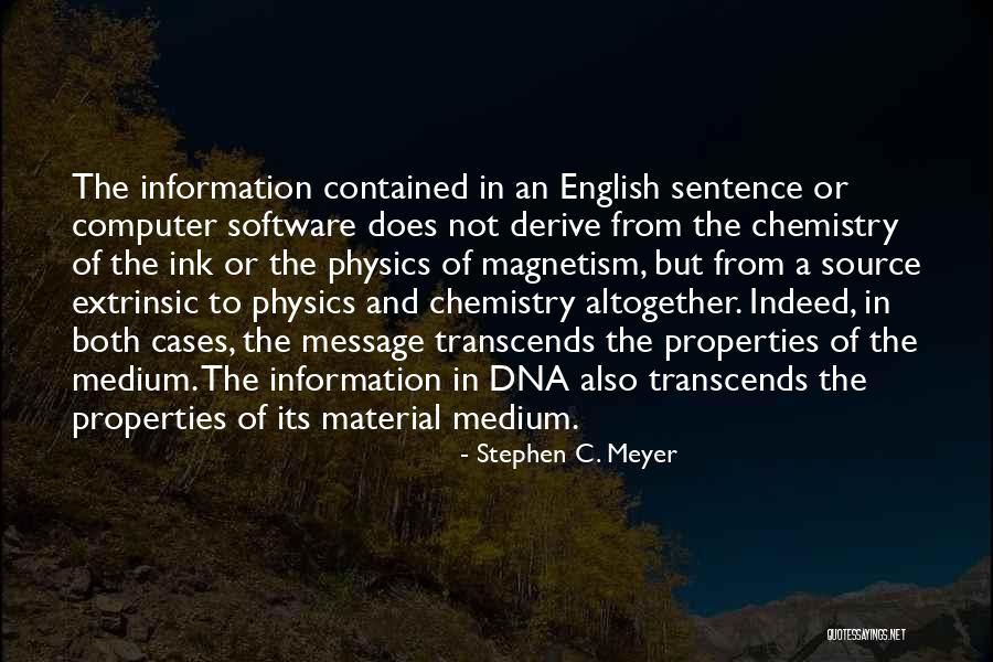 Software Design Quotes By Stephen C. Meyer Software Design Quotes By Stephen C. Meyer