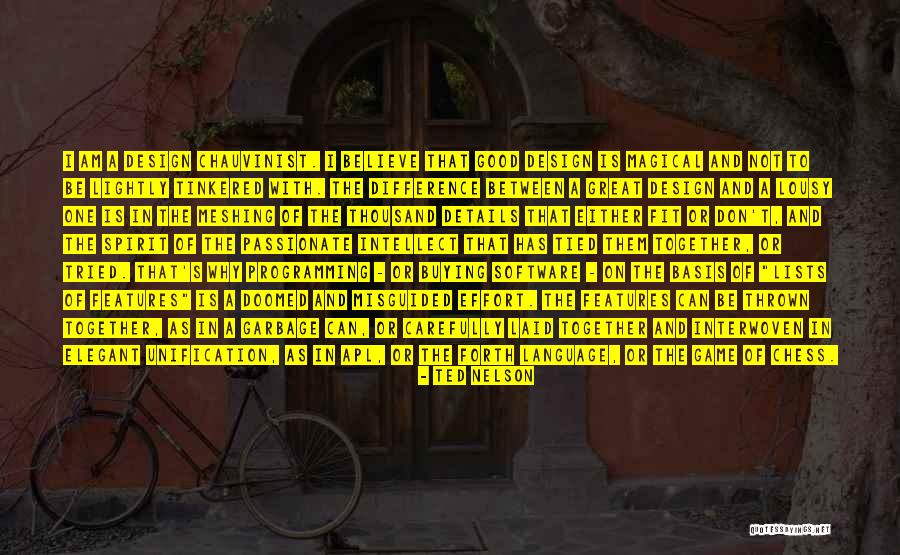 Software Design Quotes By Ted Nelson Software Design Quotes By Ted Nelson