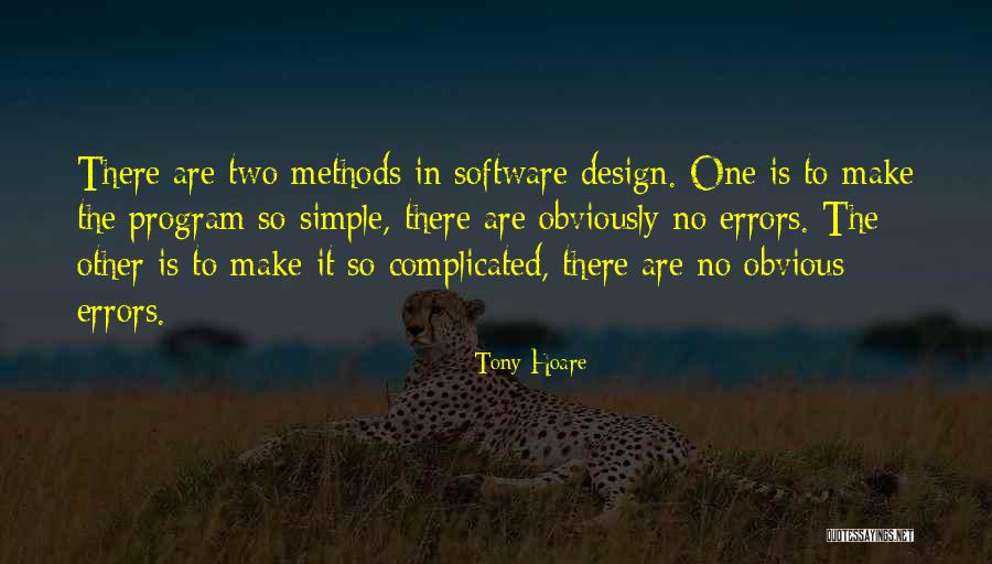 Software Design Quotes By Tony Hoare Software Design Quotes By Tony Hoare