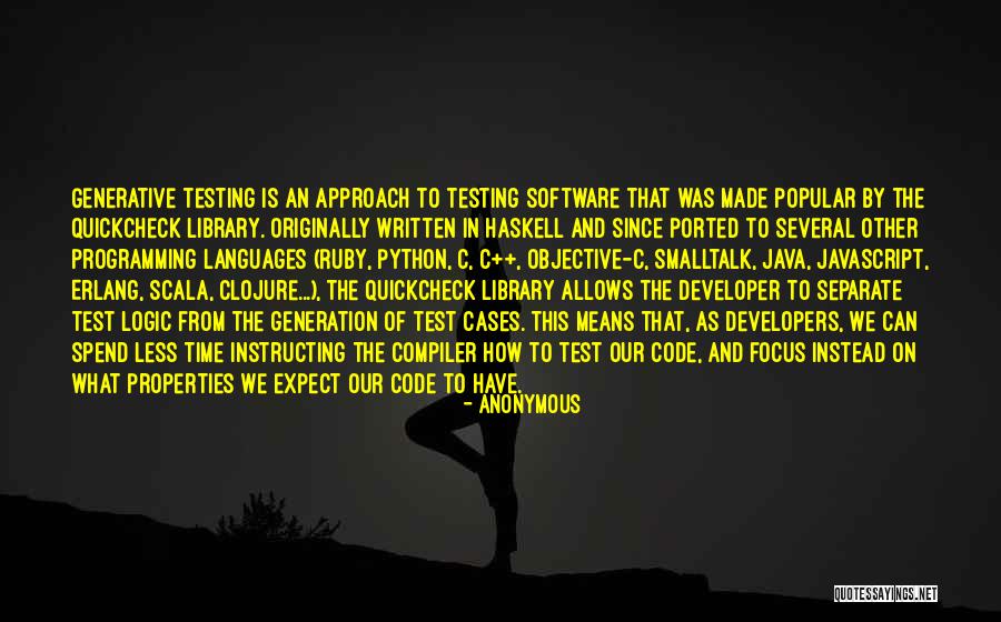 Software Developer Quotes By Anonymous Software Developer Quotes By Anonymous