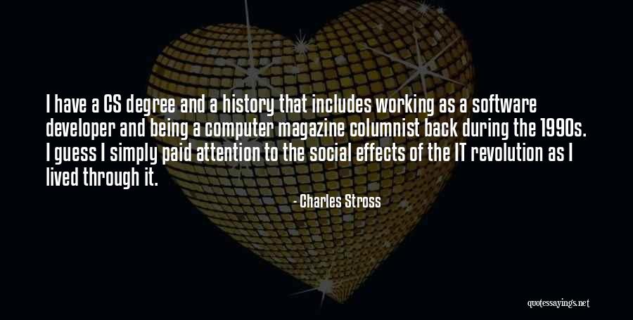 Software Developer Quotes By Charles Stross Software Developer Quotes By Charles Stross