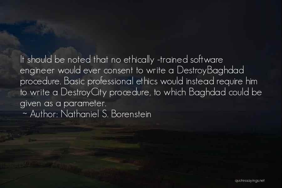 Software Engineer Quotes By Nathaniel S. Borenstein