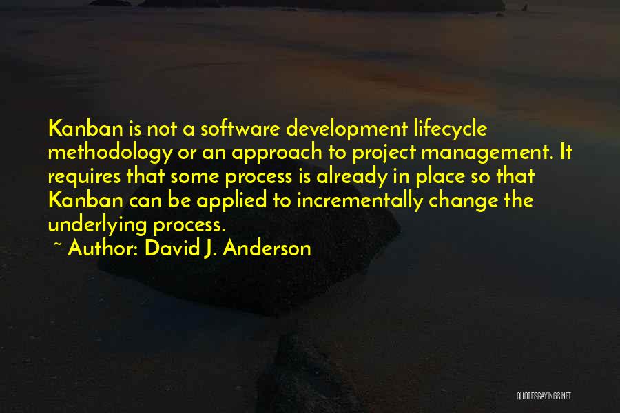 Software Methodology Quotes By David J. Anderson