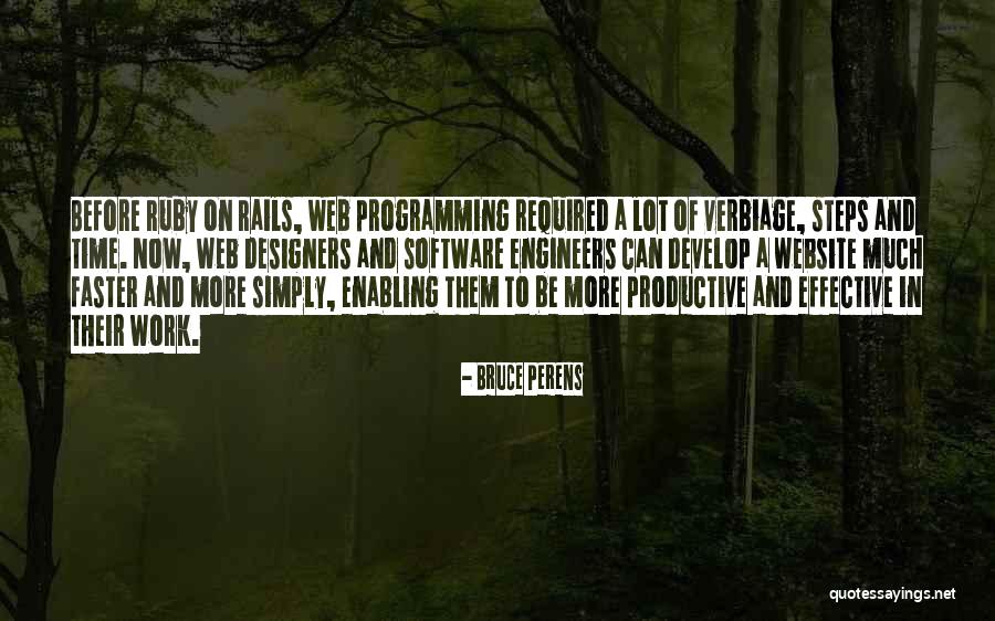 Software Programming Quotes By Bruce Perens