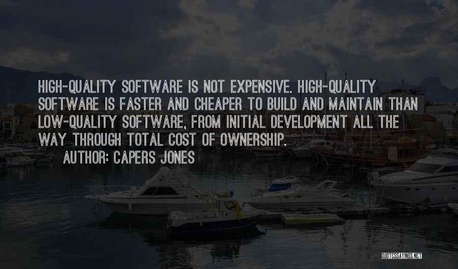 Software Quality Quotes By Capers Jones