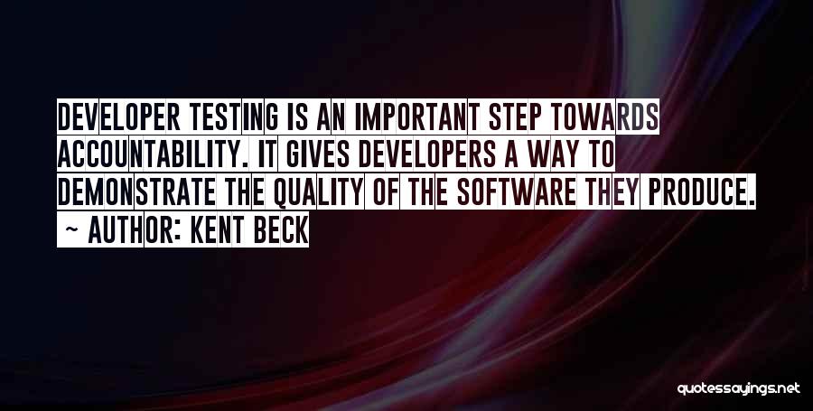 Software Quality Quotes By Kent Beck