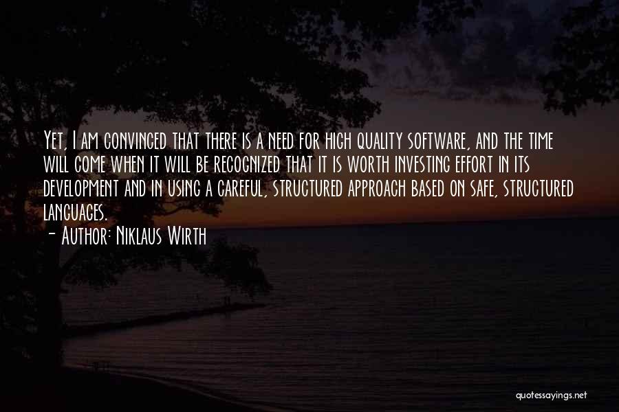 Software Quality Quotes By Niklaus Wirth