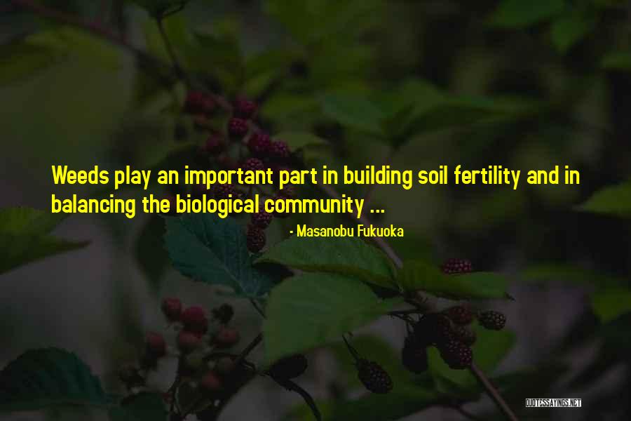 Soil Fertility Quotes By Masanobu Fukuoka