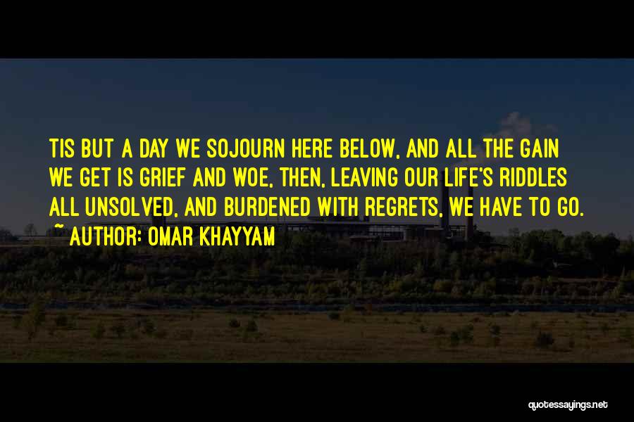 Sojourn Quotes By Omar Khayyam