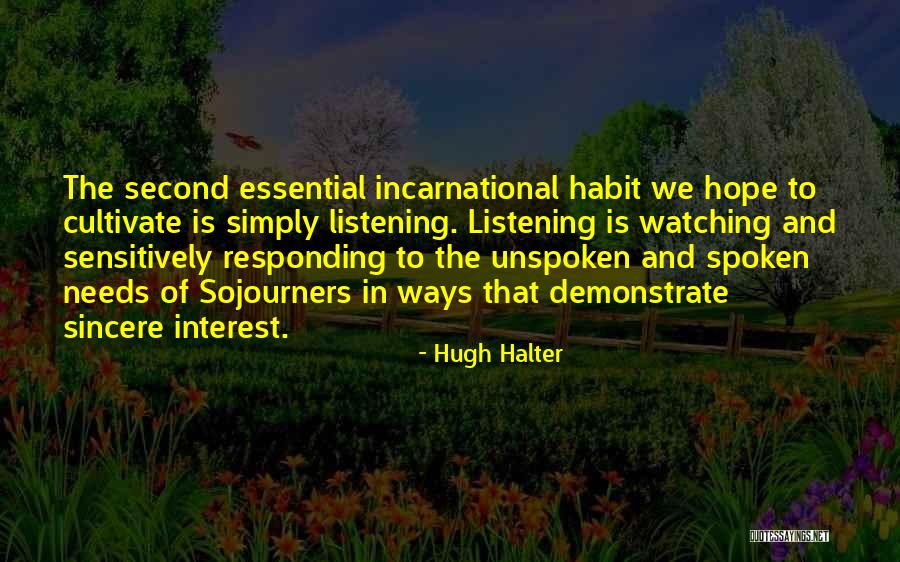Sojourners Quotes By Hugh Halter